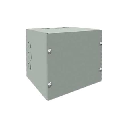 Captive Screws Electrical Enclosures, 24 in H, 6 in D, 24 in W, 1, Steel