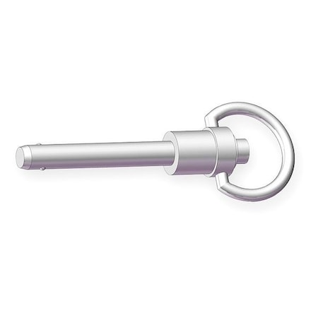 Lock Pin,Ring,2 In,1/4
