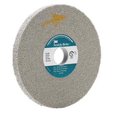 Convolute Wheel, Deburring, 6x1/2x1, MED