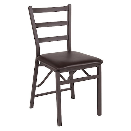 Hercules Brown Ladderback Folding Chair