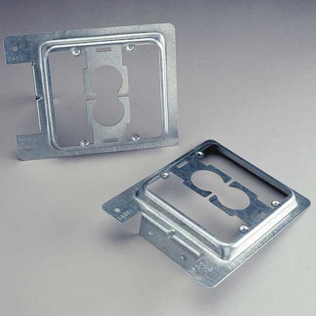 Communication Bracket, 2 Gangs, Steel, - Box Type