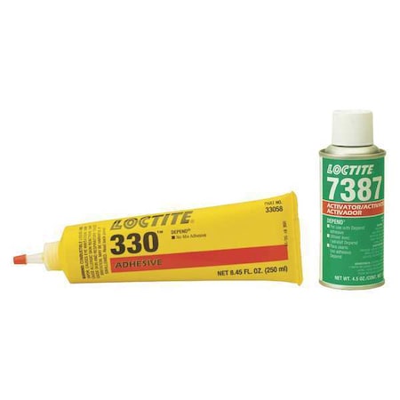 Epoxy Adhesive, 330 Series, Gray, Can, No Mix Mix Ratio, 5 min Functional Cure