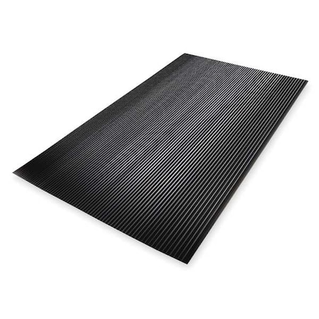 Black Switchboard Mat, 1/4 in Thick, Vinyl