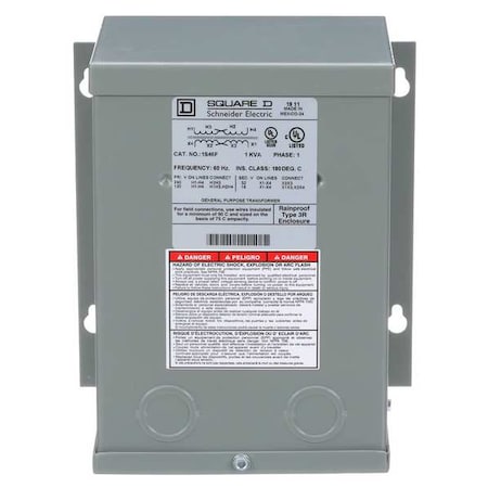 Buck Boost Transformer, 1 kVA, NEMA 3R, 16/32V AC, 120/240V AC