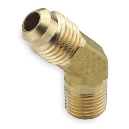Elbow,Brass,Flared3/8in,MNPT3/8in,PK10