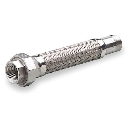 1" Dia x 18" L SS Flexible Metal Hose
