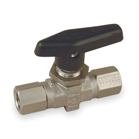 1/2" FNPT Stainless Steel Ball Valve Inline