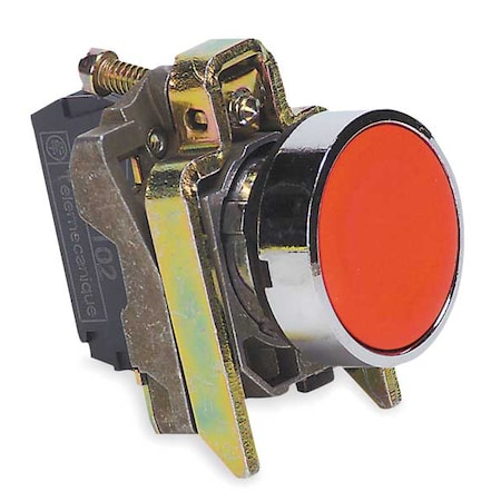 Push Button Operator, 22 mm, 1NO/1NC, Red