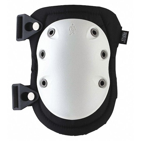 Textured Cap Knee Pad,Buckle,Wht Cap,PR