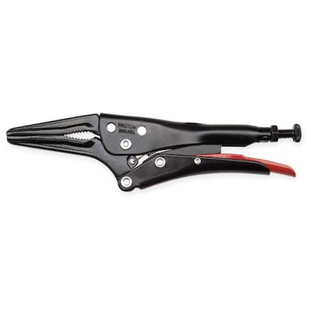 6 29/32 in Screw Bolt w/ Locking Nut Plain Grip Locking Plier