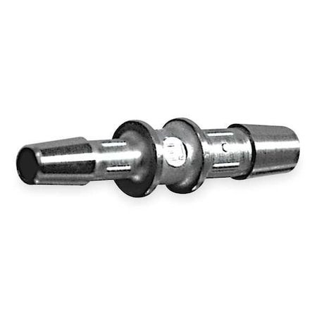 1/4" x 3/16" Barbed 316L SS Reducing Coupler Sch 10