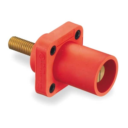 Receptacle,3R, 4X, 12K,Stud,Red