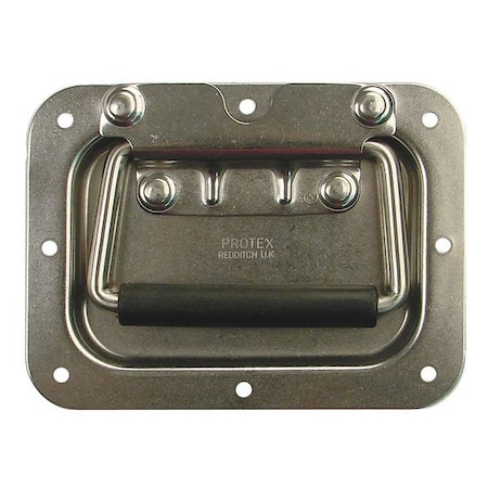 Load Rated Folding Pull Handle, Natural, Unth. Through Holes