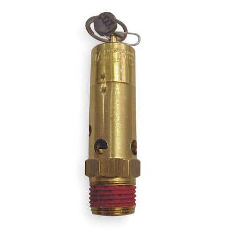 Air Safety Valve,1/2 In Inlet, 200 psi