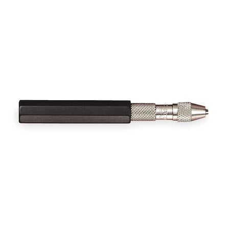Pin Vise,0-.040 In,PVC Handle