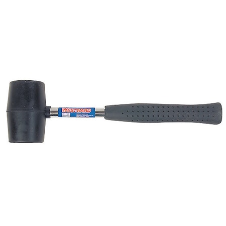 Mallet,Rubber,1 Lb,Steel/Rubber