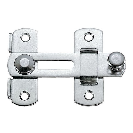 Bar Latch,3/4 In. W,Silver