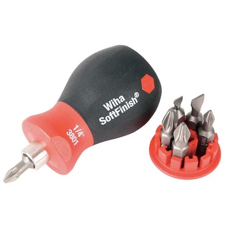 Stubby Combination Bit Set,Pieces 6