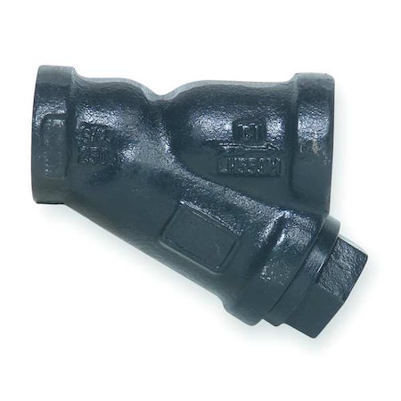 Y Strainer, 1/2" Pipe, FNPT x FNPT, Cast Brass, 400 psi WOG, 300 psi WSP