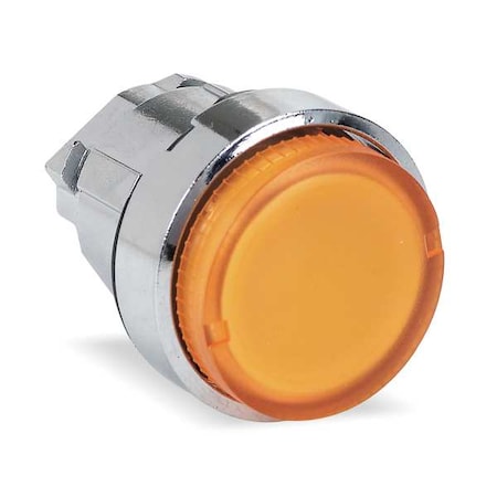 Illuminated Push Button Operator, 22 mm, Yellow