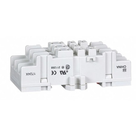Rlay Socket,Standrd,Square,11 Pin,300VAC