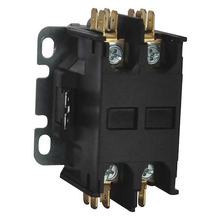 Definite Purpose Magnetic Contactor, 24V AC, 2 P, Non-Reversing, 1 Phase, Screw
