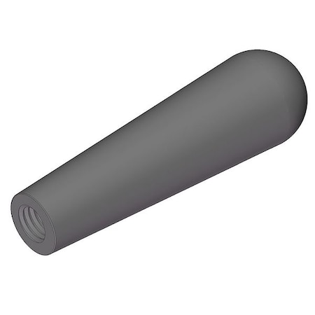 Long Tapered Knob, 5/16-18 Thread Size, 3.875"L, Steel