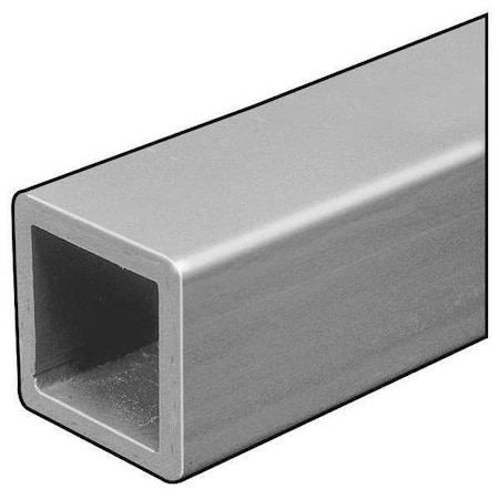Sq Tube,ISOFR,Gry,1/4 T x4 In OD Sq,5 Ft