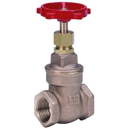 Gate Valve,Class 125,1-1/2 In.,FNPT