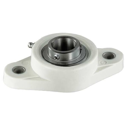 Flange Bearing,2-Bolt,Ball,1" Bore