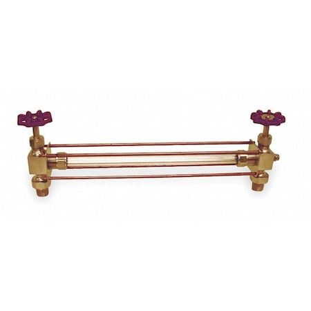 Water Gauge,Automatic,1/2 In,MNPT,Bronze