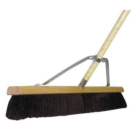 12 1/2 in Sweep Face Broom Brace, Brace, Silver