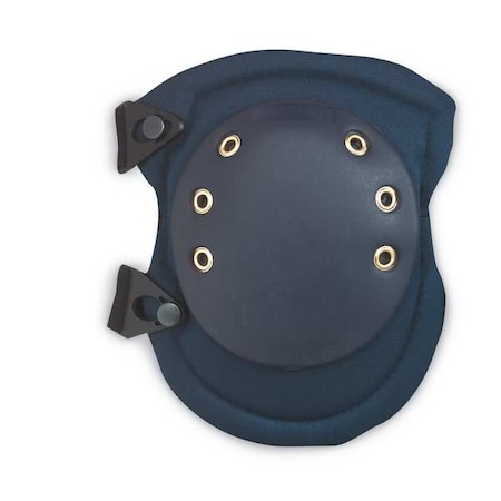 Knee Pad, Flexible, Foam, Fabric Pad, Rubber Cap, Quick Release Buckle Closure, 2 Straps, Blue