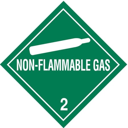 DOT Container Label, 4" H, 4" W, 121065,PK500