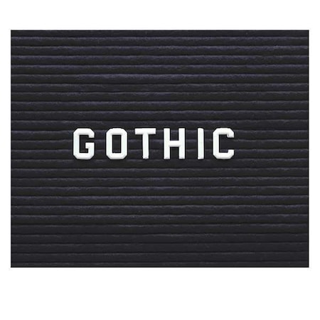 Letters, Numbers and Symbols Set, Gothic
