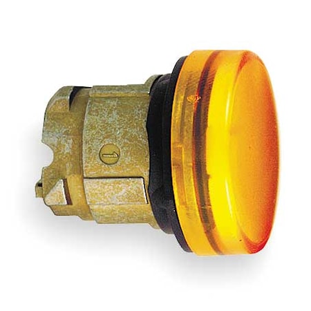 Pilot Light Head,Yellow,22mm