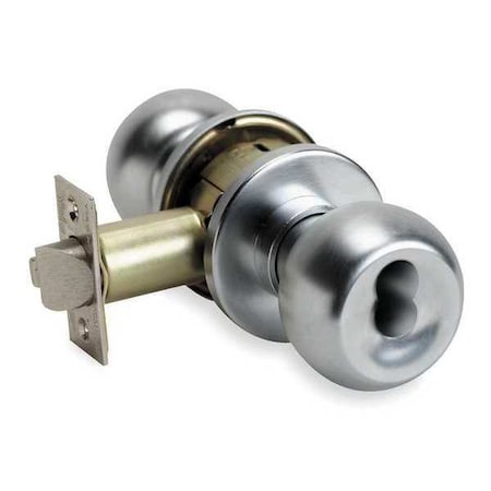 Knob Lockset, Mechanical, Entrance, Grd. 1