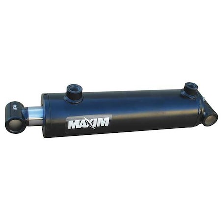WT Welded Hydraulic Cylinder: 4 Bore x 16 Stroke - 2 Rod