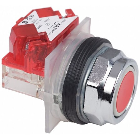 Push Button Operator, 30 mm, 1NC, Red