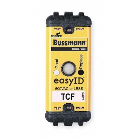 UL Class Fuse, CF Class, Time-Delay, 10A, 600V AC, Indicating