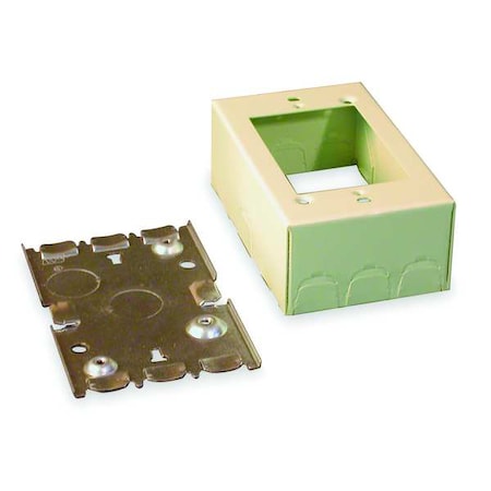 Device Box, Gang Box Type, 1 Gang, Steel