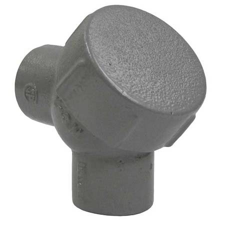 IMC Elbow, 3/4 in, Threaded, Iron, Powder Coated, Gray