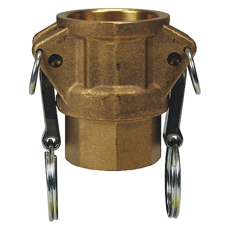 Cam and Groove Coupling,1/2",Brass