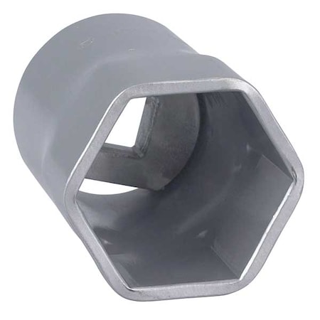3/4 in Drive, 55mm Metric Socket, 6 Points, Locknut 3/4 in, Steel