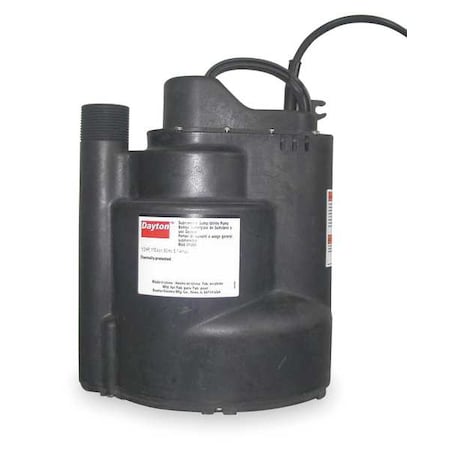 1/2 HP 1-1/4" M Submersible Sump Pump 120V AC Vertical