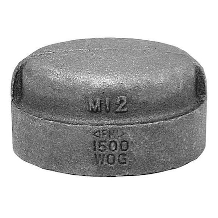 Cap Cap, 1" Pipe, FNPT, Malleable Iron, Class 150