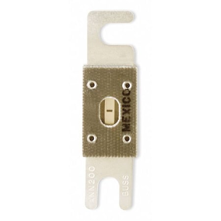 Limiter Fuse, ANN Series, 250A, Very Fast-Acting, 125V AC, Bolt-On