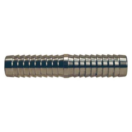 Barbed Hose Mender,316 SS,3" ID,Male