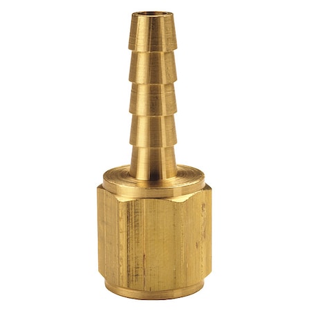 Barbed Hose Fitting,Hose ID 3/16",NPTF