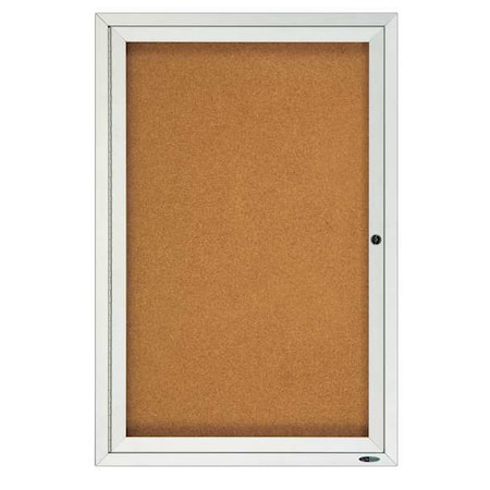 Enclosed Outdoor Bulletin Board 24 x 36", 1 Door